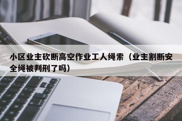 小区业主砍断高空作业工人绳索（业主割断安全绳被判刑了吗）